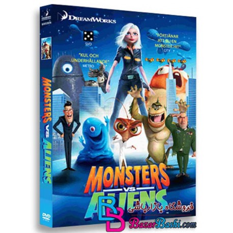 کارتون انیمیشن هیولاها علیه بیگانگان با دوبله فارسی Monsters vs Aliens