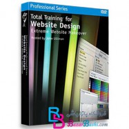 فیلم آموزش طراحی وب سایت Total Training for Website Design Extreme Website Makeover