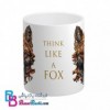 ماگ سرامیکی مدل Think Like A Fox کد 197