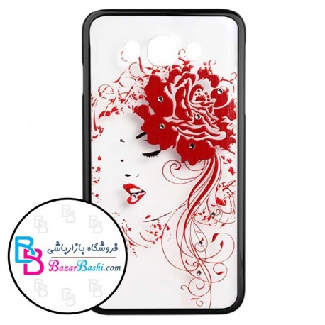 قاب موبایل طرح هنری دخترانه کد 244