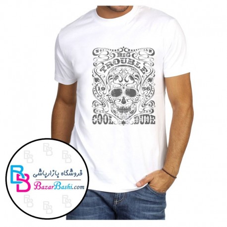 تیشرت طرح Big Trouble کد 105