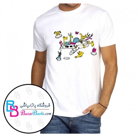 تیشرت طرح Life Goes On کد 106