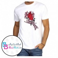 تیشرت طرح Blood Heart کد 150