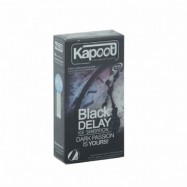کاندوم تاخیری خاردار کاپوت مدل Black Delay بسته 12 عددی