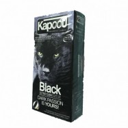 کاندوم خاردار کاپوت مدل Black Ultra Safe بسته 12 عددی