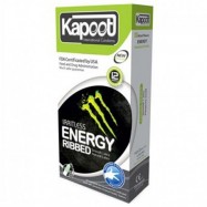 کاندوم شیاردار کاپوت مدل انرژی زا energy and ribbed بسته 12 عددی