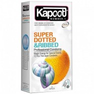 کاندوم خاردار کاپوت مدل Super Dotted And Ribbed بسته 12 عددی