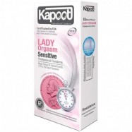 کاندوم تاخيری خاردار کاپوت مدل Lady Orgasm Sensitive بسته 12 عددی