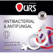 کاندوم ساده اورز مدل Antibacterial And Antifungal بسته 3 عددی