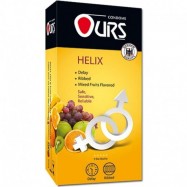 کاندوم تاخیری خاردار اورز مدل Helix بسته 12 عددی
