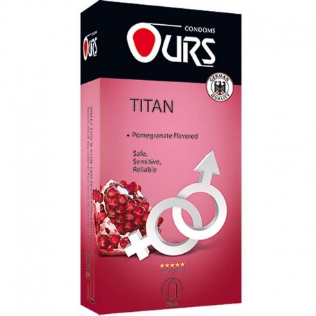 کاندوم ساده اورز مدل Titan بسته 12 عددی