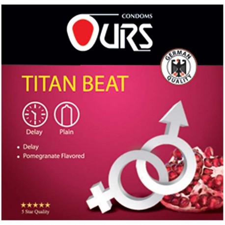 کاندوم تاخیری اورز مدل Titan Beat بسته 3 عددی