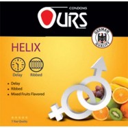 کاندوم تاخیری خاردار اورز مدل Helix بسته 3 عددی