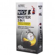 کاندوم تاخیری خاردار ناچ کدکس مدل NACH KODEX Master 3 In 1 بسته 12 عددی