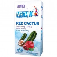 کاندوم تاخیری ناچ کدکس مدل NACH KODEX Red Cactus بسته 12 عددی