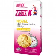 کاندوم تاخیری خاردار ناچ کدکس مدل NACH KODEX Nobel بسته 12 عددی