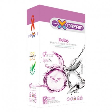 کاندوم تاخیری ایکس دریم XDREAM مدل Delay بسته 12 عددی