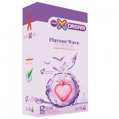 کاندوم ایکس دریم XDREAM مدل میوه ای بسته 12 عددی