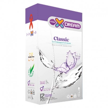 کاندوم ایکس دریم XDREAM مدل Classic بسته 12 عددی