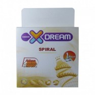 کاندوم خاردار فضایی ایکس دریم XDREAM مدل چرخشی Spiral بسته 1 عددی
