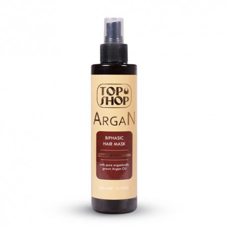 ماسک مو روغن آرگان Top Shop مدل دو فاز کراتینه