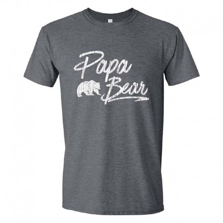 تی شرت آستین کوتاه طرح Papa Bear