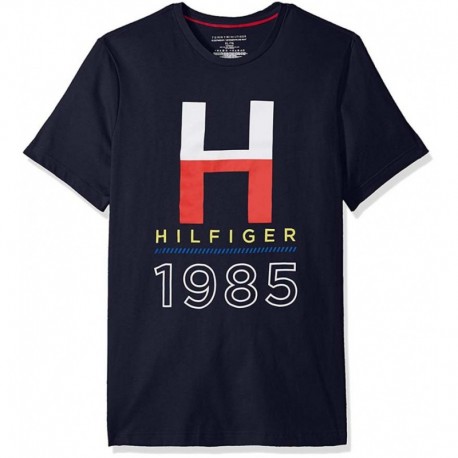 تی شرت آستین کوتاه طرح Hilfiger 1985