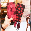 کاور محافظ قلبی ژله ای قرمز مناسب برای گوشی موبایل آیفون 7/7+/8/8+/X