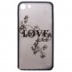 کاور ژله ای گیپوری مدل Love مناسب برای گوشی موبایل آیفون و سامسونگ و هواوی