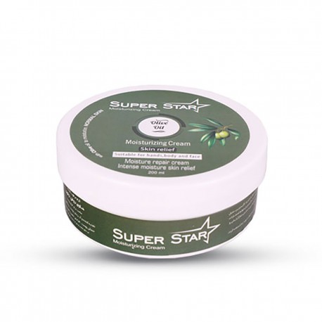 کرم مرطوب کننده کاسه ای حاوی روغن زیتون Super Star