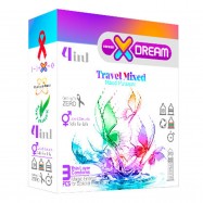 کاندوم تاخیری ایکس دریم XDREAM مدل Travel Mixed بسته 3 عددی