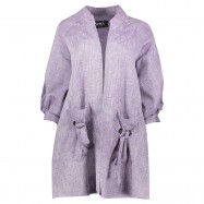 رویه نخی کوتاه زنانه امکا Emka طرح Purple-29742209 - بنفش روشن