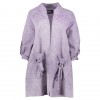 رویه نخی کوتاه زنانه امکا Emka طرح Purple-29742209 - بنفش روشن