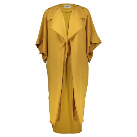 رویه نخی بلند زنانه امکا Emka طرح Mustard-29705009 - خردلی