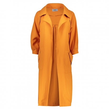 رویه نخی میدی زنانه امکا Emka کد 32132509-Orange - نارنجی